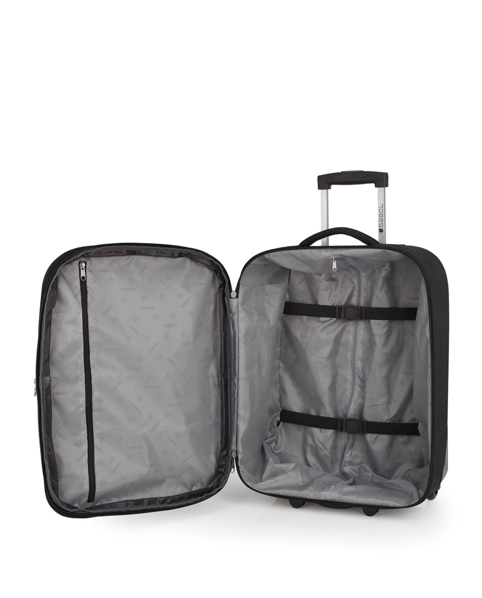 Maleta blanda expandible Gabol Orbit en color negro, imagen 14