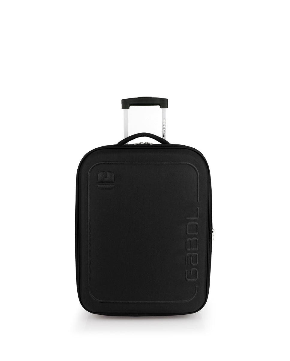 Maleta blanda expandible Gabol Orbit en color negro, imagen 3