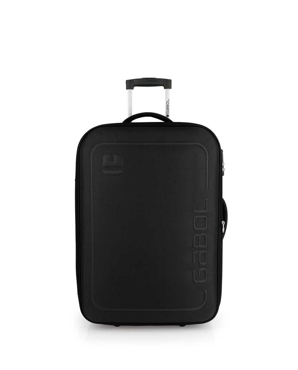 Maleta blanda expandible Gabol Orbit en color negro, imagen 2