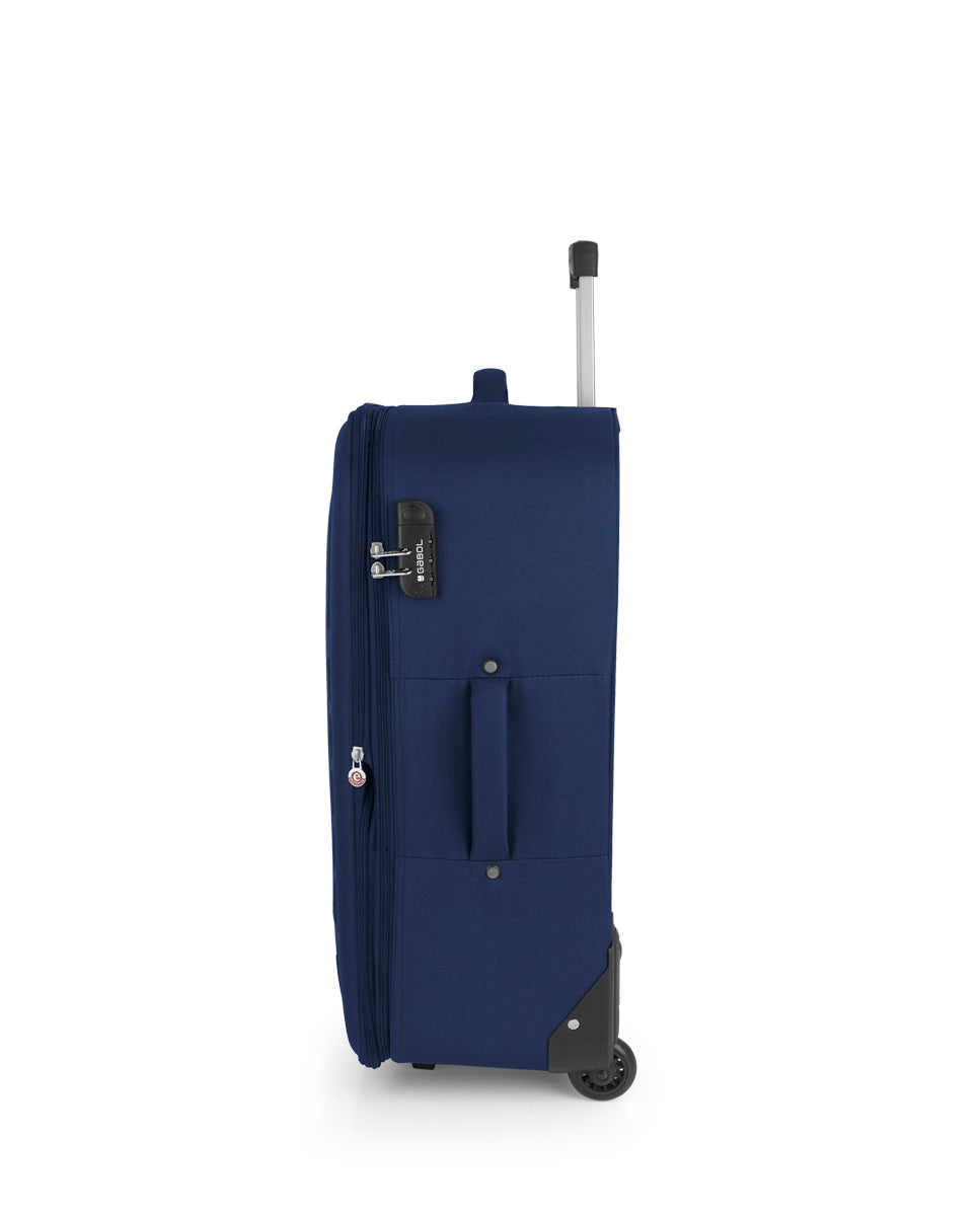 Maleta blanda expandible Gabol Orbit en color azul, imagen 8