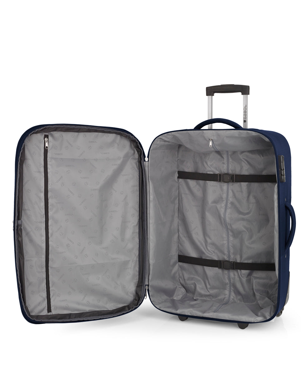 Maleta blanda expandible Gabol Orbit en color azul, imagen 10