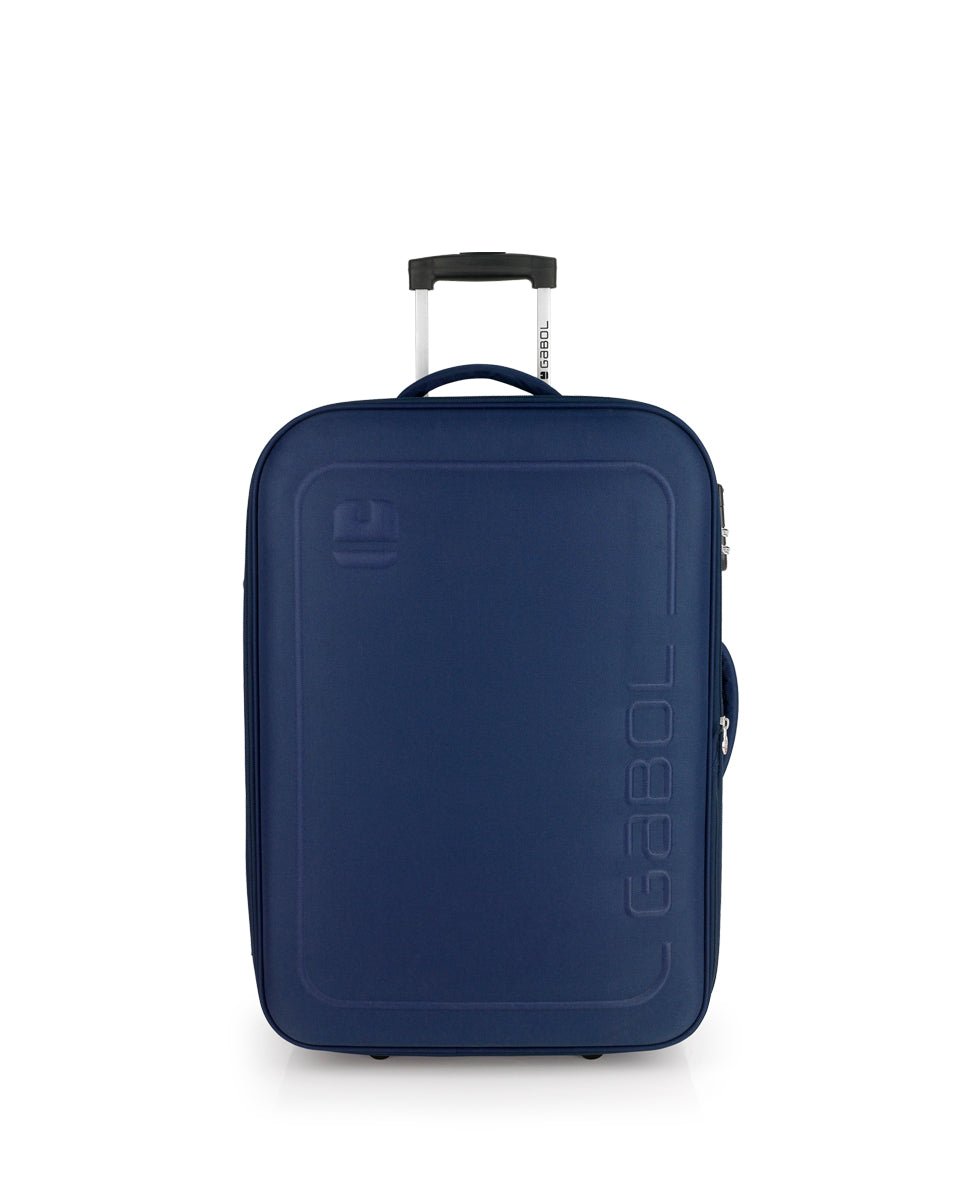 Maleta blanda expandible Gabol Orbit en color azul, imagen 2