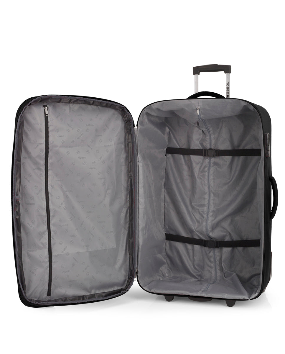 Maleta blanda expandible Gabol Orbit en color negro, imagen 5