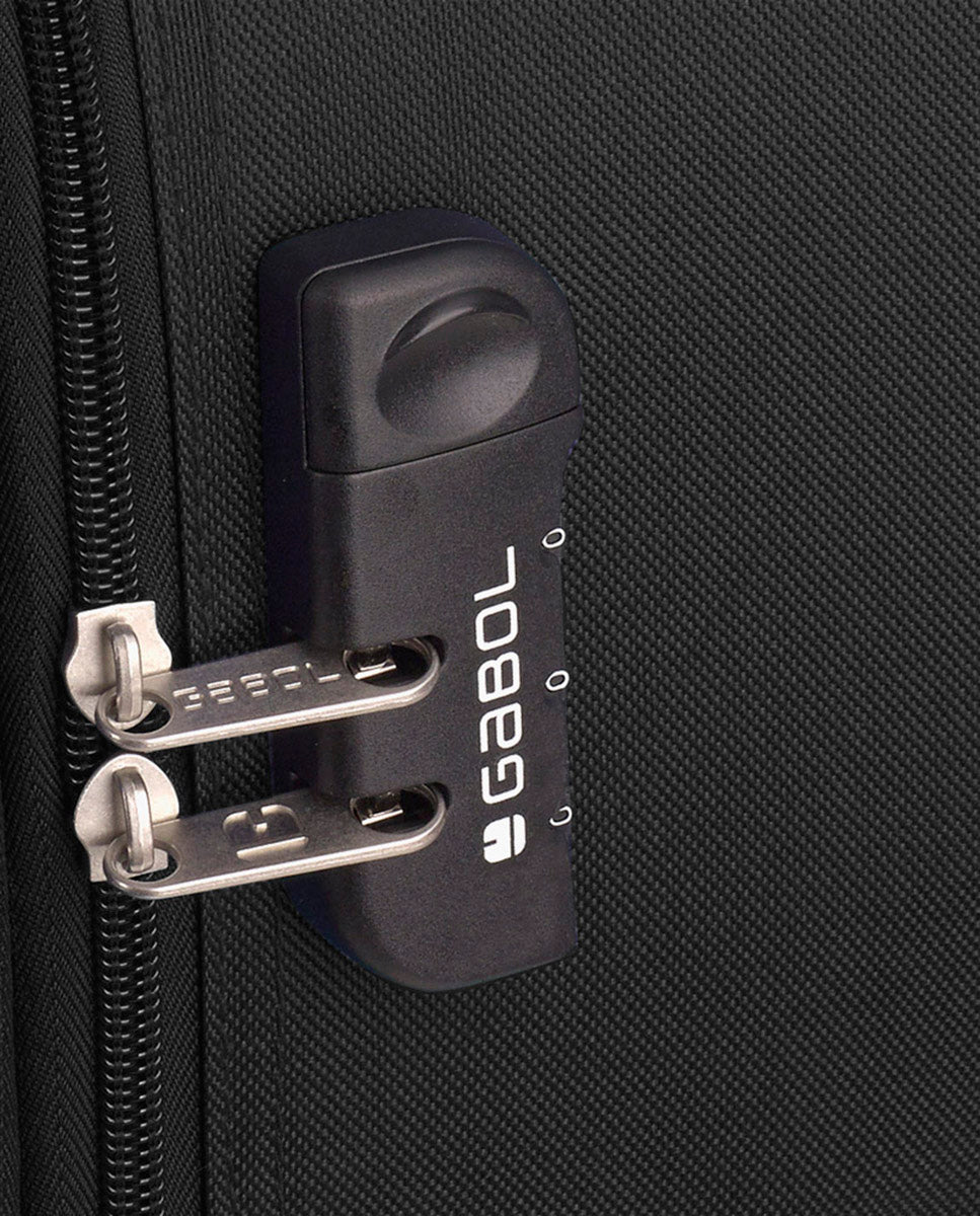 Maleta blanda expandible Gabol Orbit en color negro, imagen 6