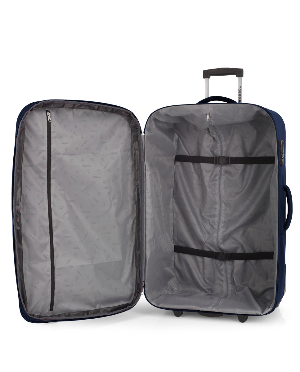 Maleta blanda expandible Gabol Orbit en color azul, imagen 6