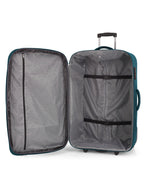 Maleta blanda expandible con 2 ruedas Gabol Orbit en color negro, tamaño grande