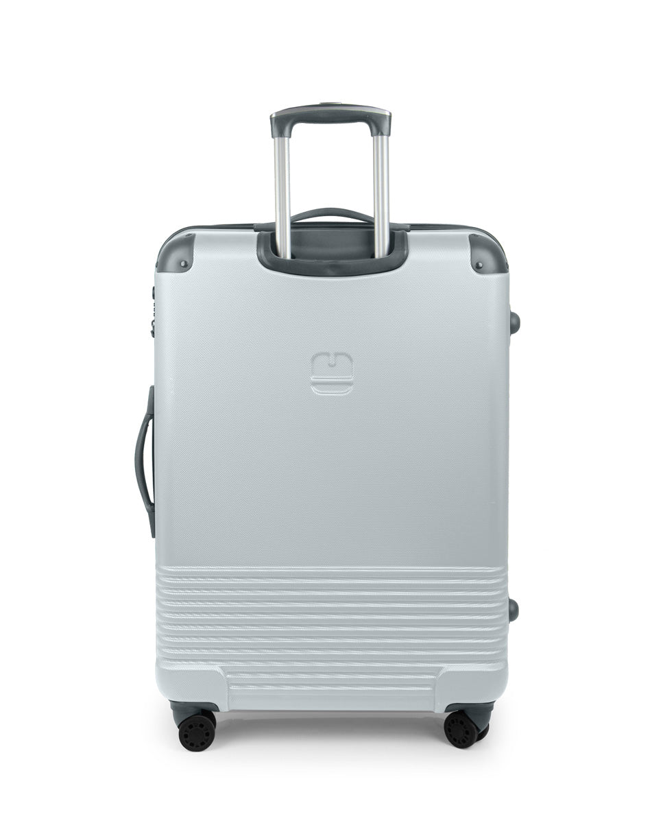 Maleta rígida con 4 ruedas dobles Gabol Balance XP en color azul, tamaño cabina