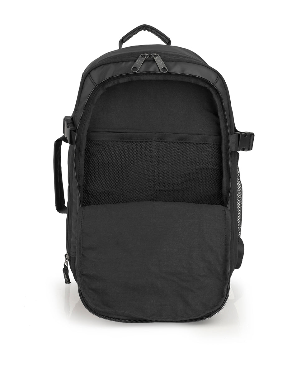 Mochila de viaje underseat talla XS Gabol Canada en color negro, imagen 4