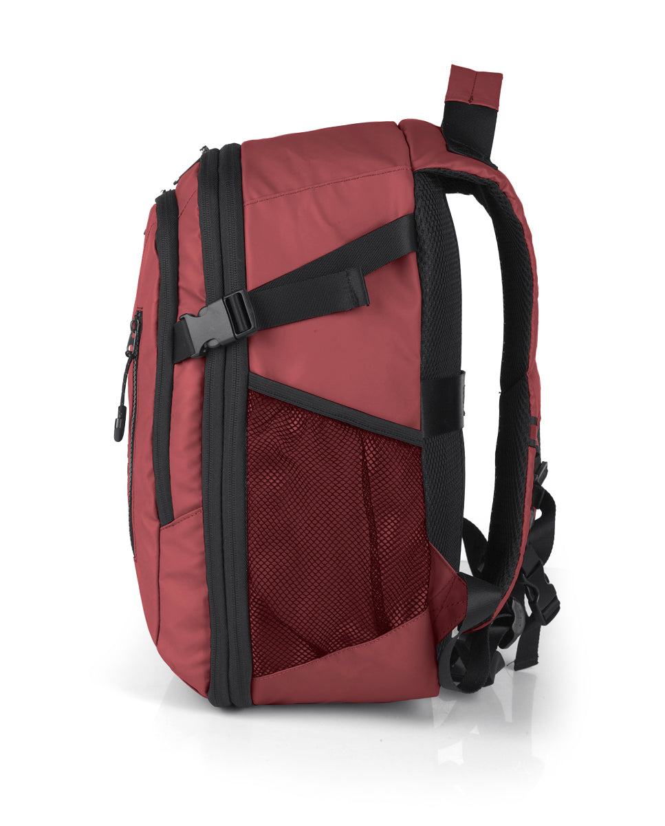 Mochila de viaje underseat talla XS Gabol Canada en color burdeos / rojo, imagen 2