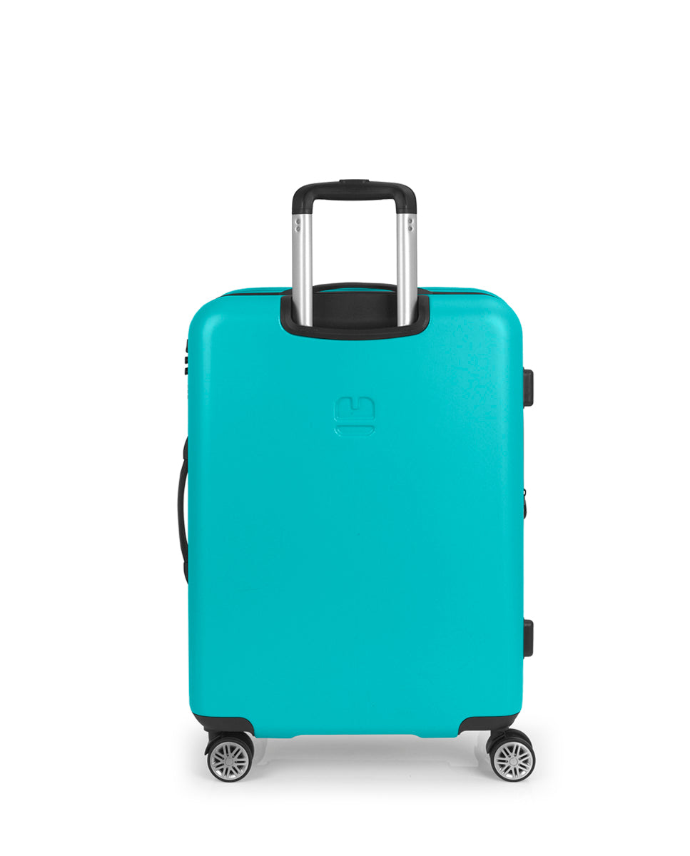 Maleta rígida con 4 ruedas dobles Gabol Future Plus en color azul marino / royal, tamaño mediana
