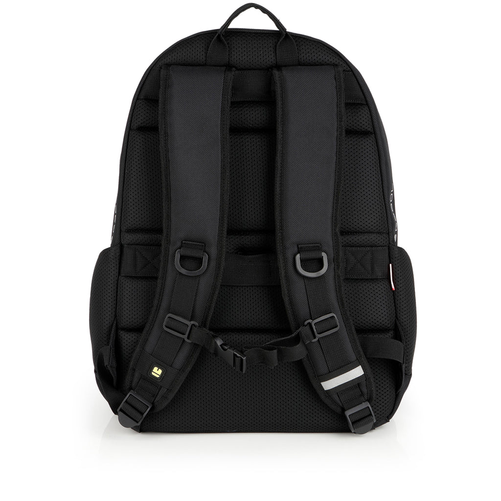 Mochila material reciclado 3 compartimentos Gabol Panther en color negro, imagen 3