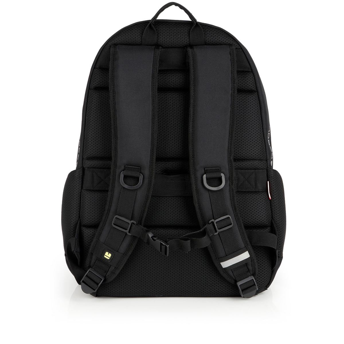 Mochila material reciclado 3 compartimentos Gabol Panther en color negro, imagen 3