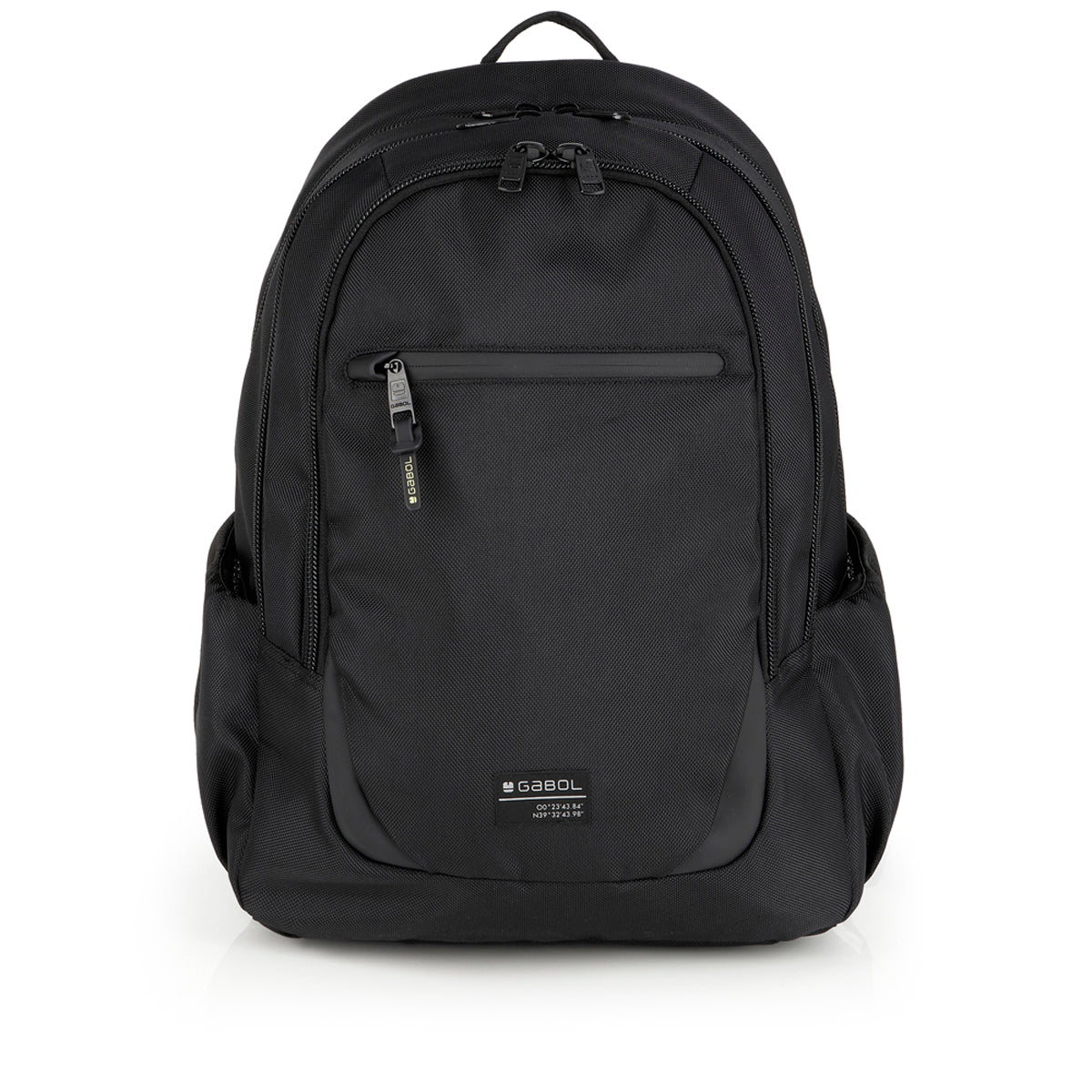 Mochila material reciclado 3 compartimentos Gabol Panther en color negro