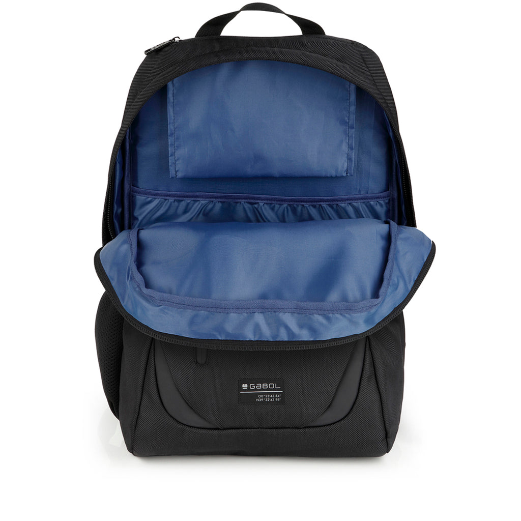 Mochila urban de material reciclado Gabol Panther en color negro, imagen 4