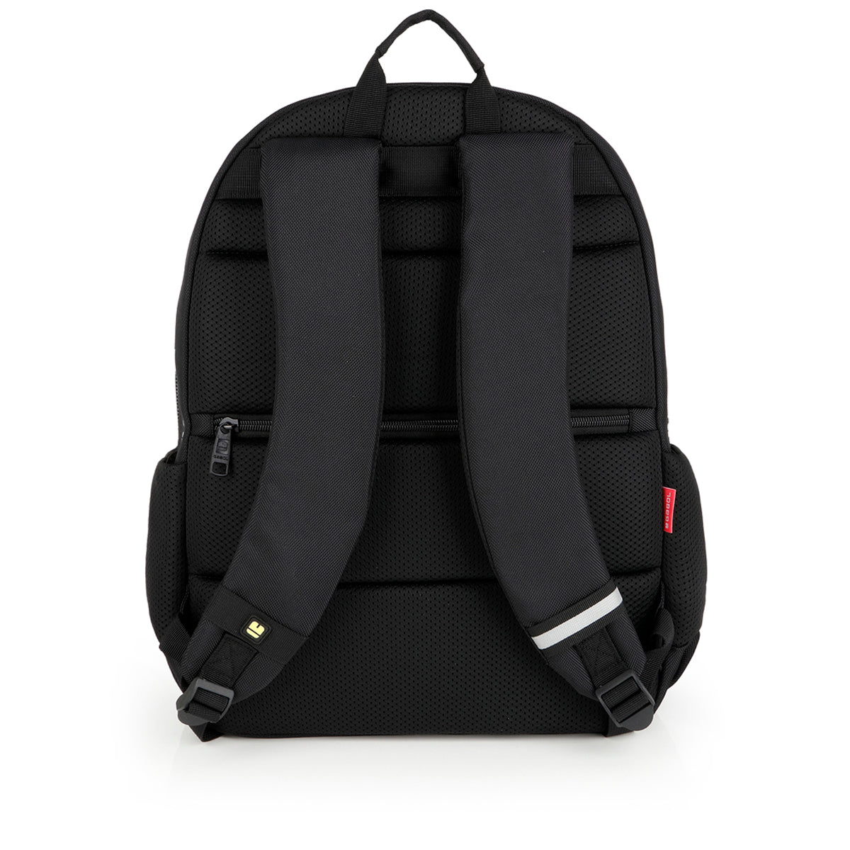Mochila material reciclado 2 compartimentos Gabol Panther en color negro, imagen 3