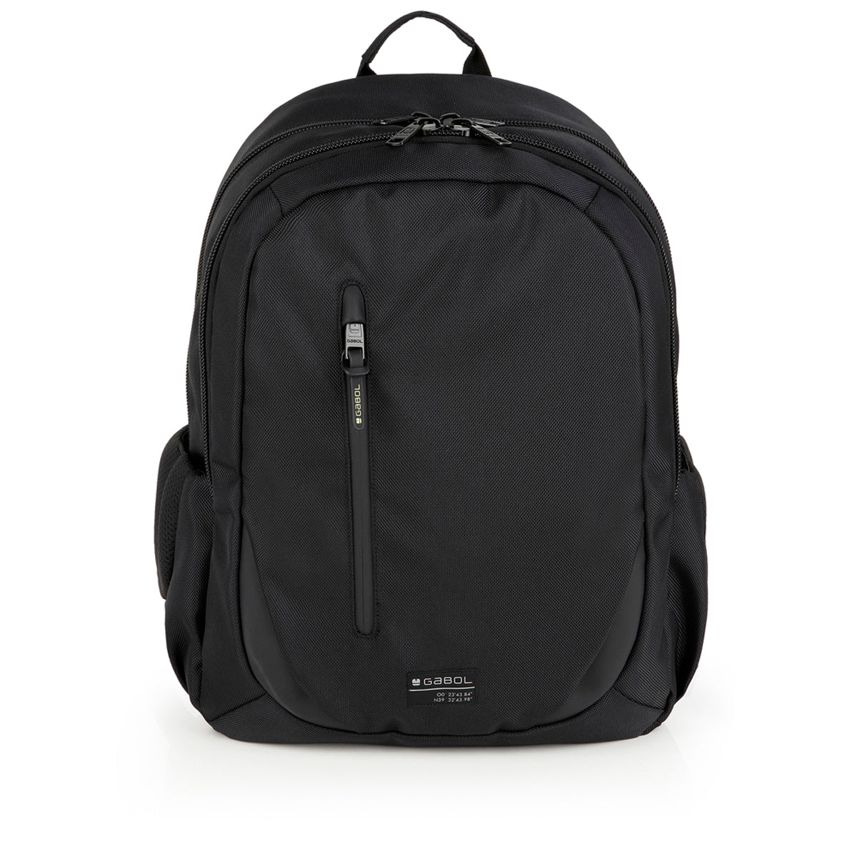 Mochila material reciclado 2 compartimentos Gabol Panther en color negro