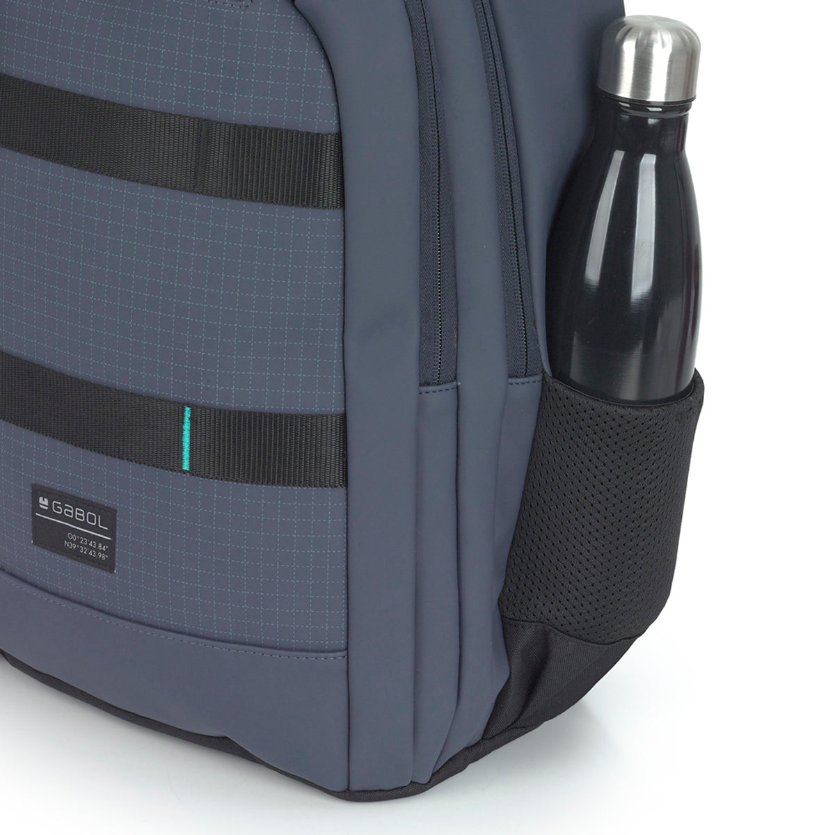 Botella térmica acero inoxidable Gabol Lion en color azul marino, imagen 3