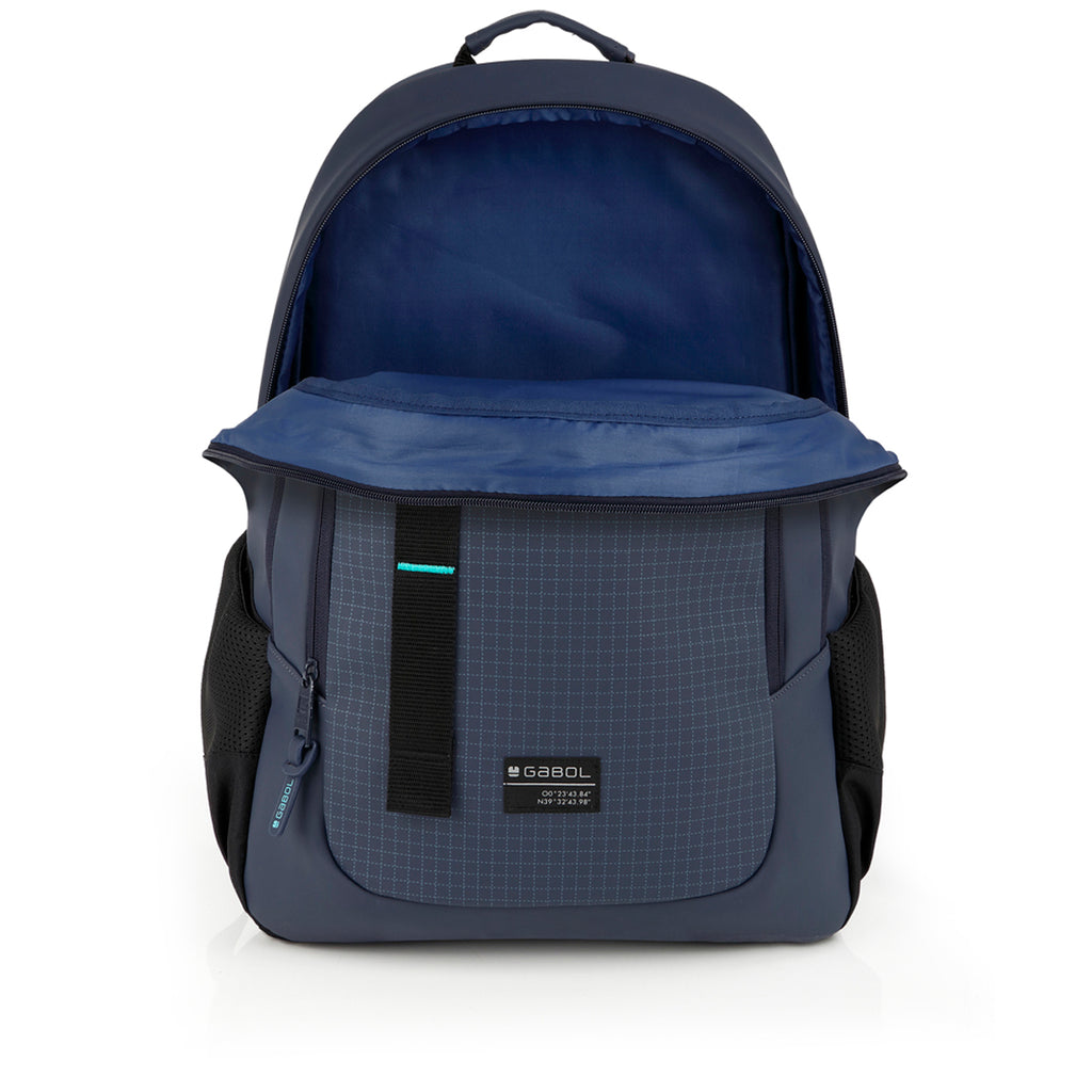 Mochila tres compartimentos Gabol Lion en color azul marino, imagen 4