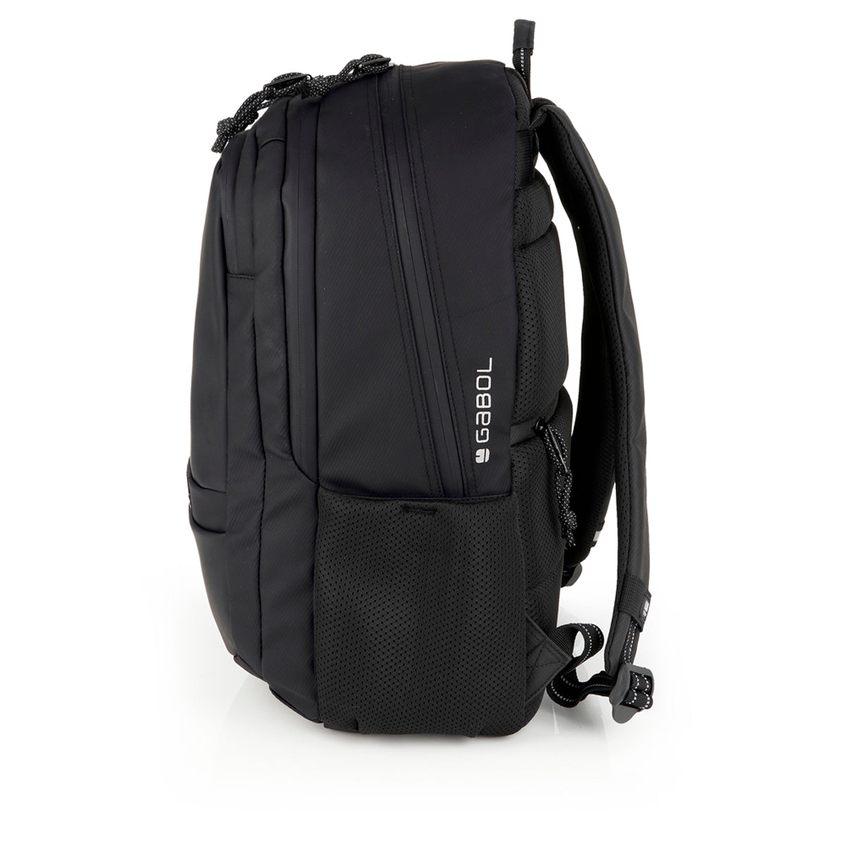 Mochila de tres compartimentos Gabol Coyote en color negro, imagen 2