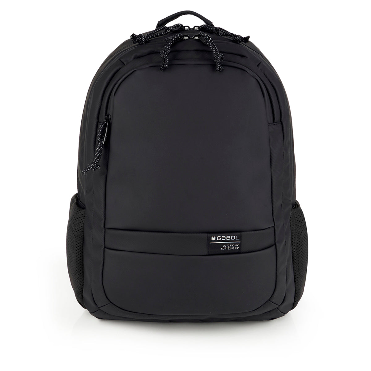 Mochila de tres compartimentos Gabol Coyote en color negro