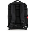 Mochila dos compartimentos espalda ergonómica Gabol Coyote en color negro, imagen 3