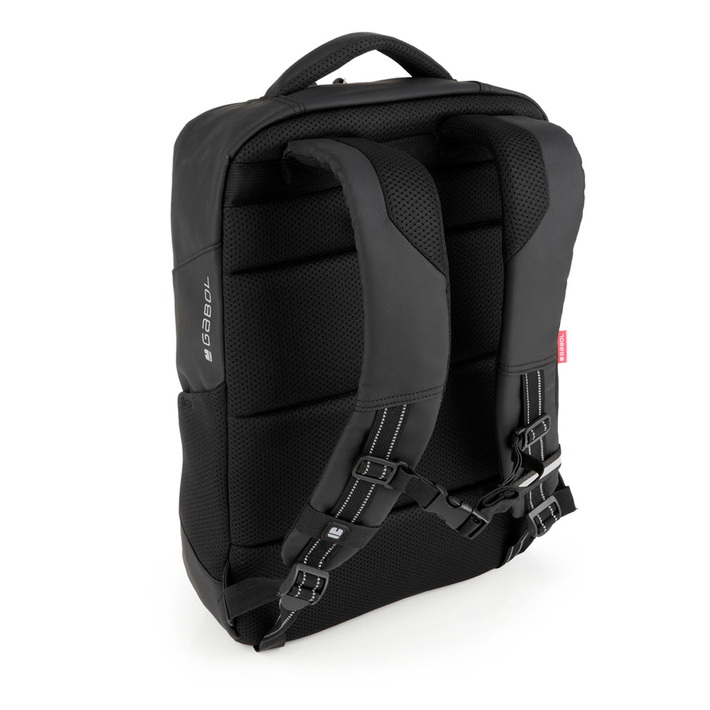 Mochila dos compartimentos espalda ergonómica Gabol Coyote en color negro, imagen 5