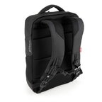 Mochila dos compartimentos espalda ergonómica Gabol Coyote en color negro, imagen 5