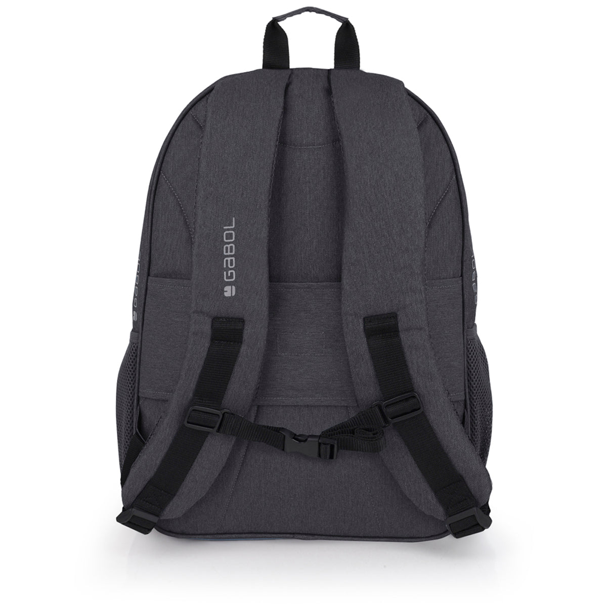 Mochila de tres compartimentos Gabol Wolf en color gris / antracita, imagen 3