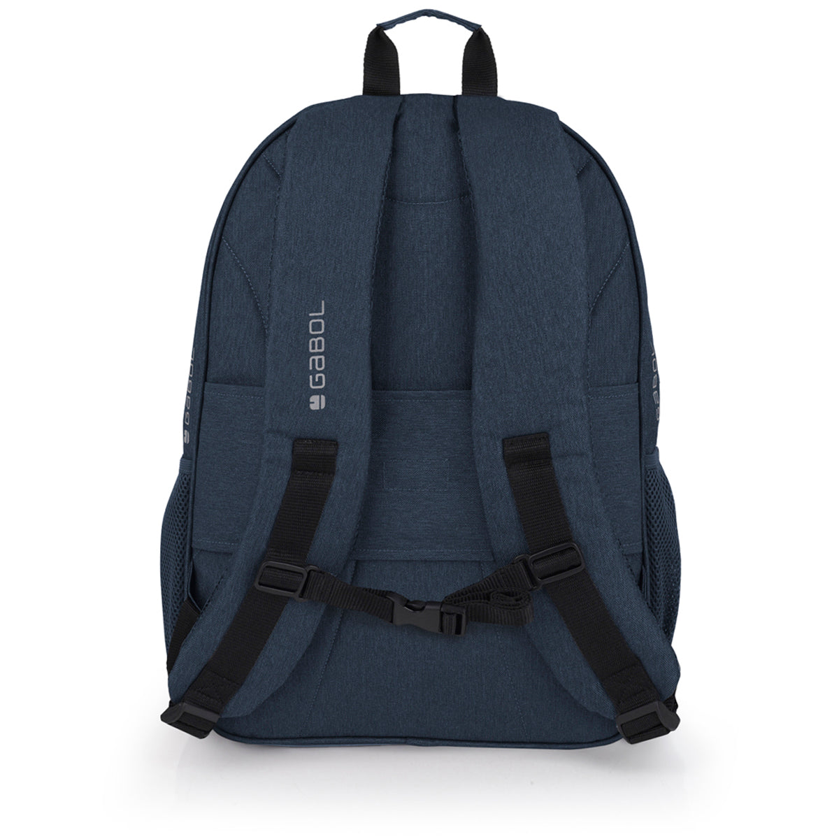 Mochila de tres compartimentos Gabol Wolf en color azul marino, imagen 3