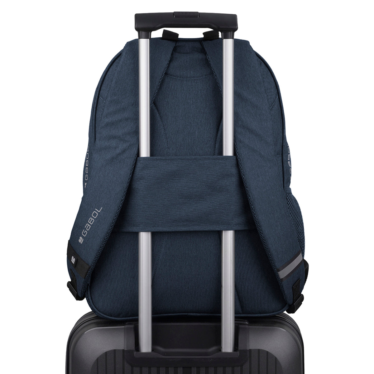 Mochila adaptable a carro Gabol Wolf en color azul marino, imagen 5