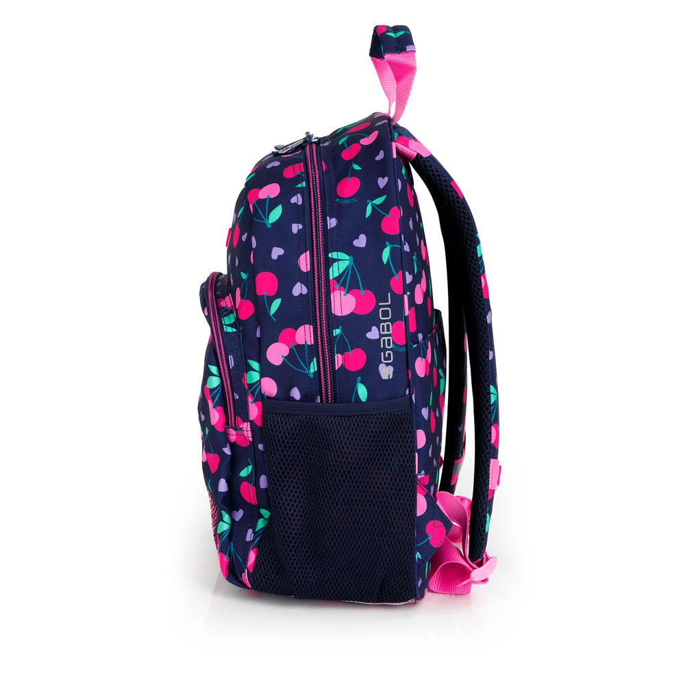 Mochila pequeña con acople a carro Gabol Sweet en color azul marino, imagen 2