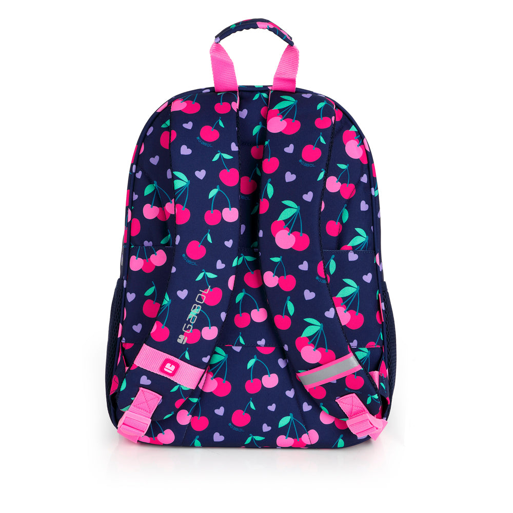 Mochila pequeña con acople a carro Gabol Sweet en color azul marino, imagen 3