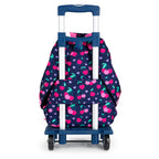 Mochila pequeña con acople a carro Gabol Sweet en color azul marino, imagen 6