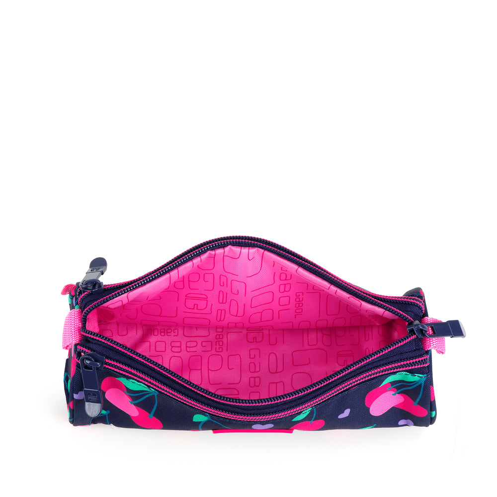 Estuche triple Gabol Sweet en color azul marino, imagen 4