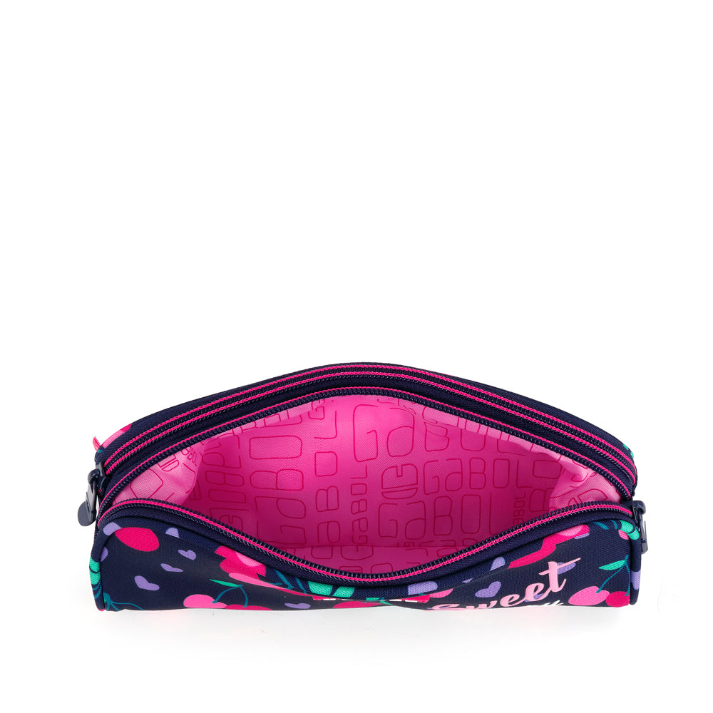 Estuche doble Gabol Sweet en color azul marino, imagen 4