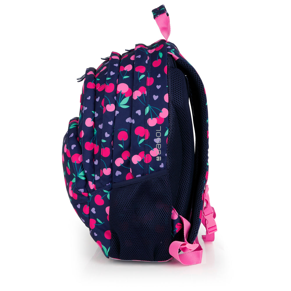 Mochila tres compartimentos Gabol Sweet en color azul marino, imagen 2