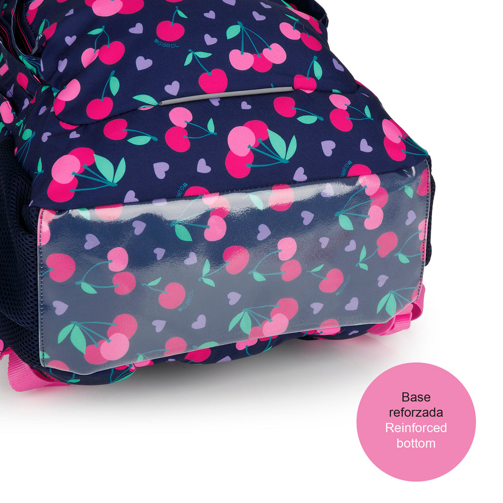 Mochila tres compartimentos Gabol Sweet en color azul marino, imagen 5