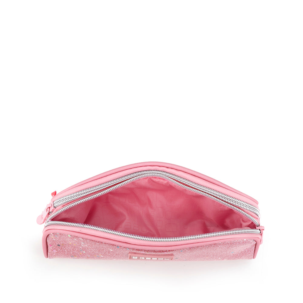 Estuche doble Gabol Glam en color rosa, imagen 4