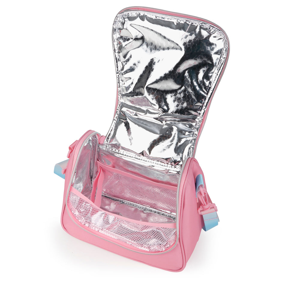 Porta alimentos térmico Gabol Glam en color rosa, imagen 4