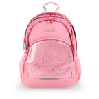 Mochila tres compartimentos Gabol Glam en color rosa