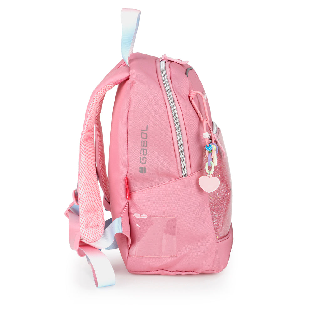 Mochila mini Gabol Glam en color rosa, imagen 3