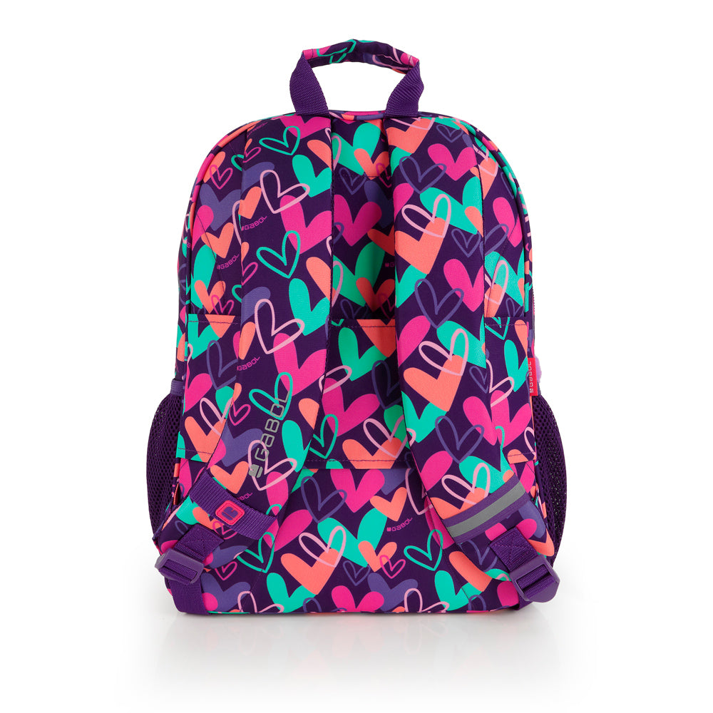 Mochila pequeña adaptable a carro Gabol Kokoro en color morado, imagen 3