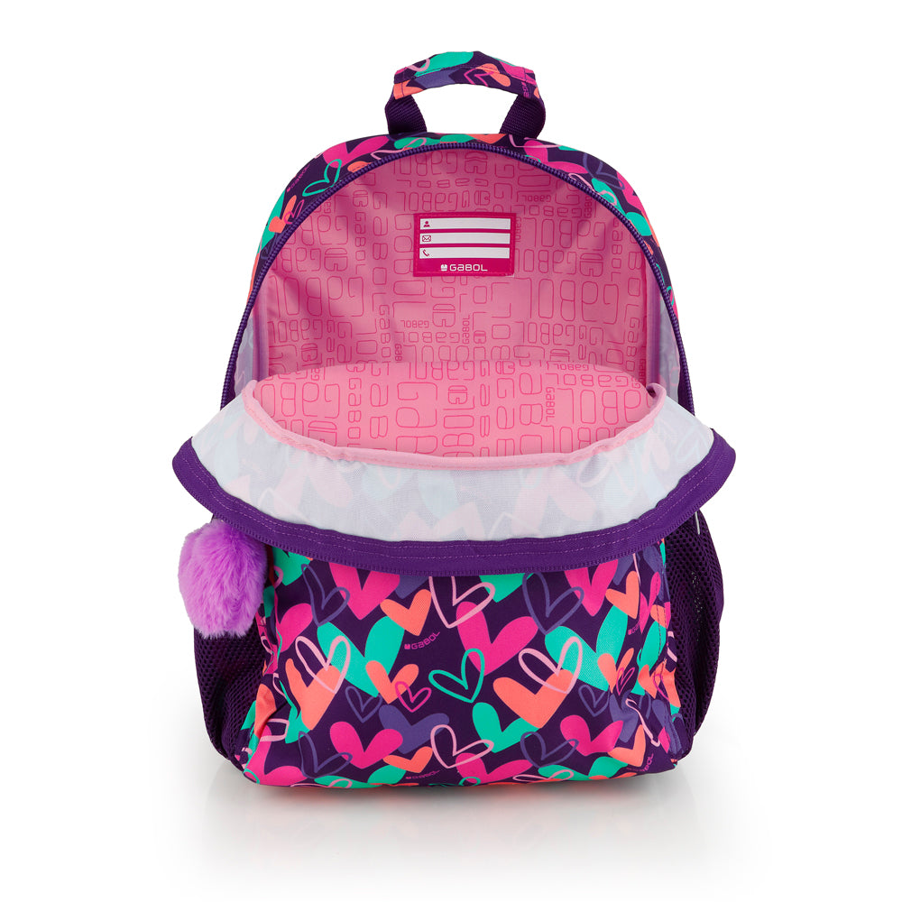 Mochila pequeña adaptable a carro Gabol Kokoro en color morado, imagen 4
