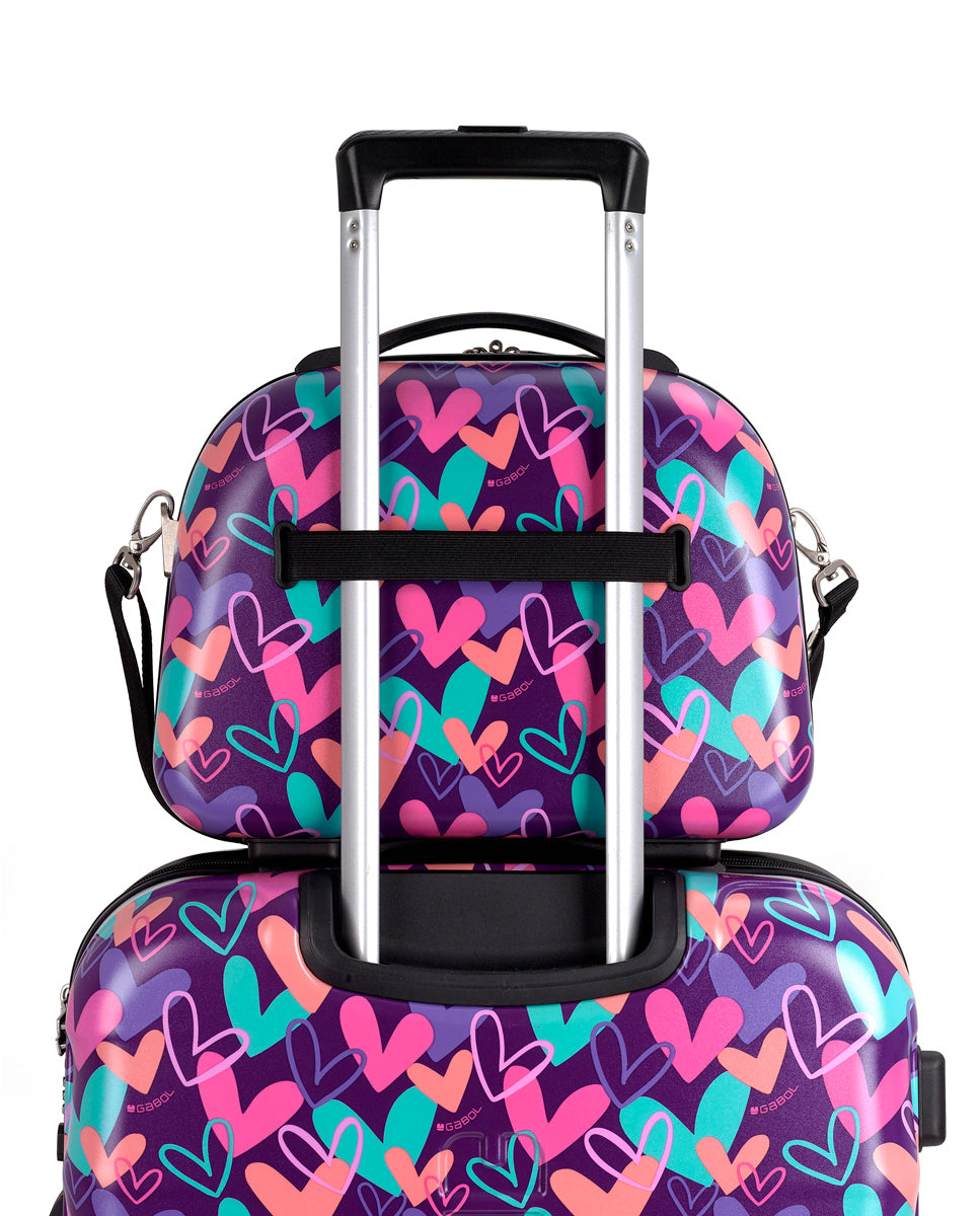 Maleta y accesorios infantiles Gabol Kokoro en color lila / estampado, imagen 16