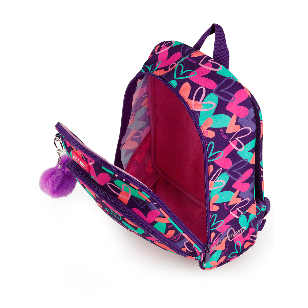 Mochila pequeña Gabol Kokoro en color morado, imagen 4