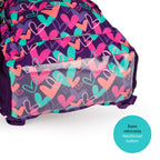 Mochila tres compartimentos Gabol Kokoro en color morado, imagen 5