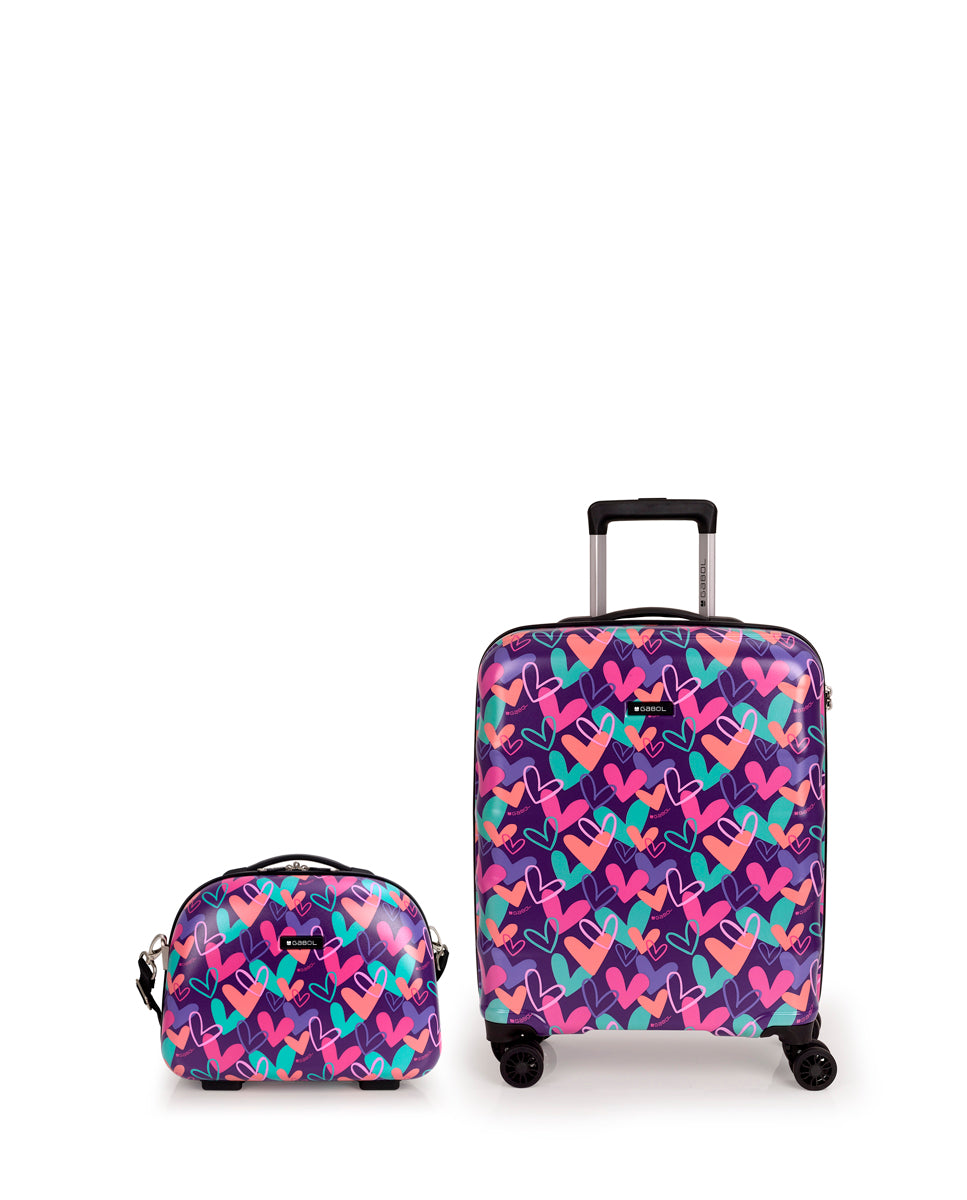 Maleta y accesorios infantiles Gabol Kokoro, formato set maleta + neceser