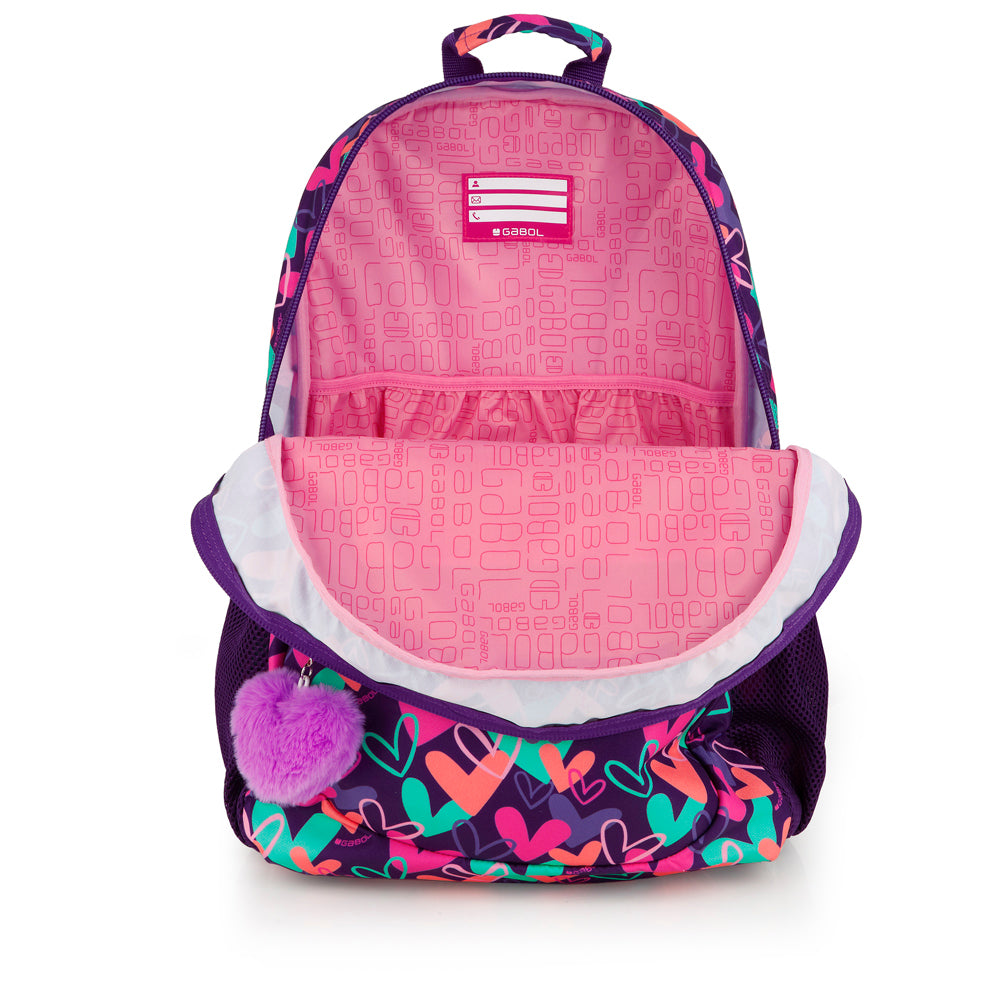 Mochila adaptable a carro Gabol Kokoro en color morado, imagen 5