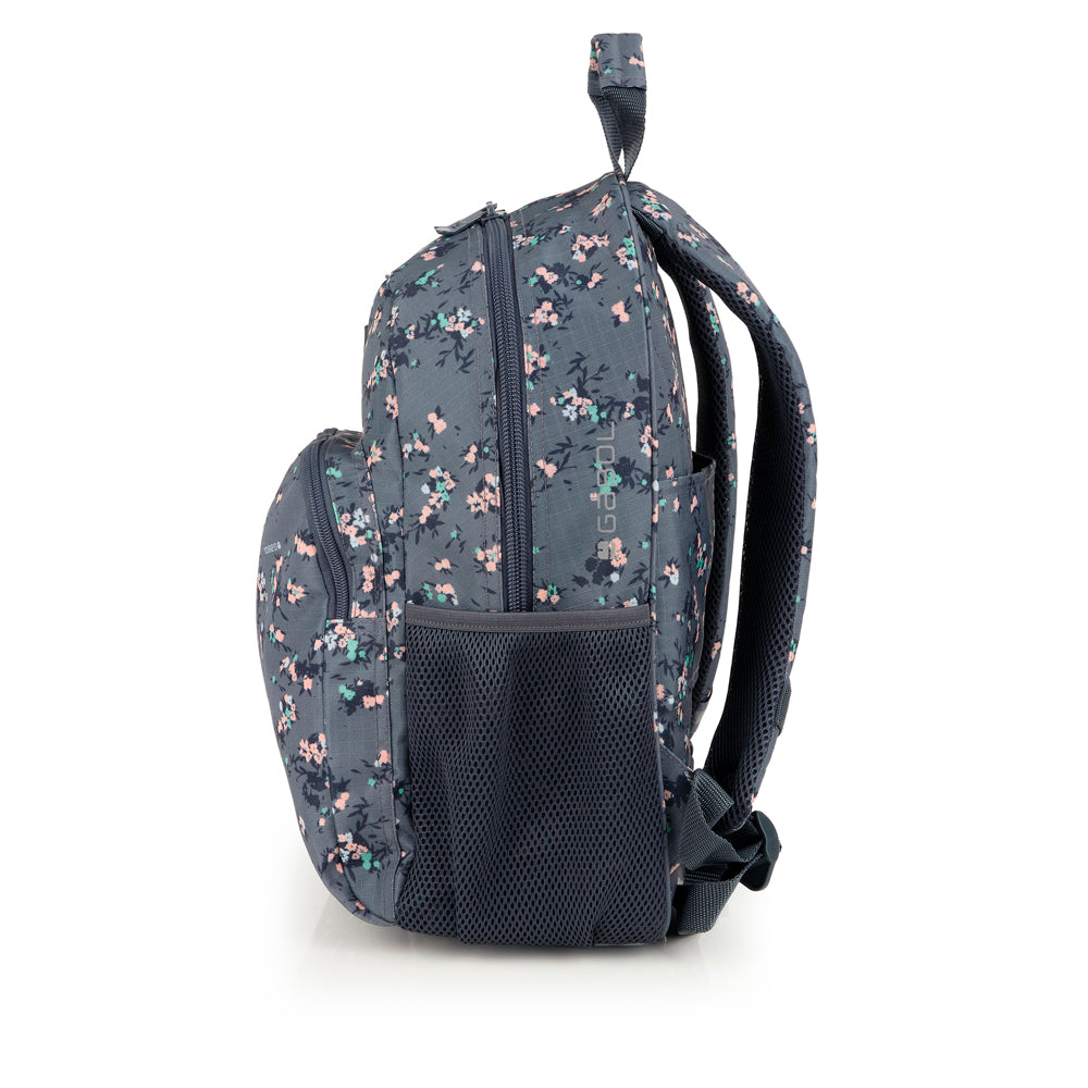 Mochila pequeña Gabol Secret en color gris, imagen 2