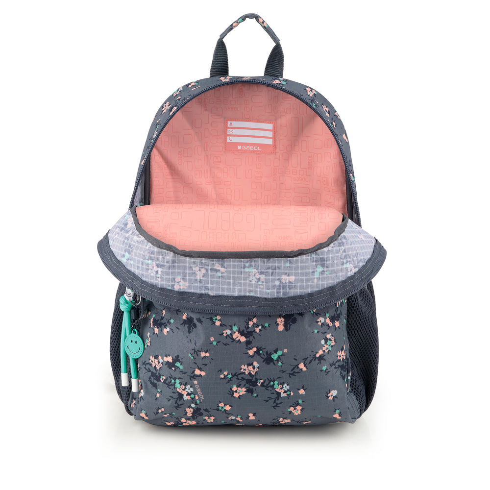 Mochila pequeña Gabol Secret en color gris, imagen 4